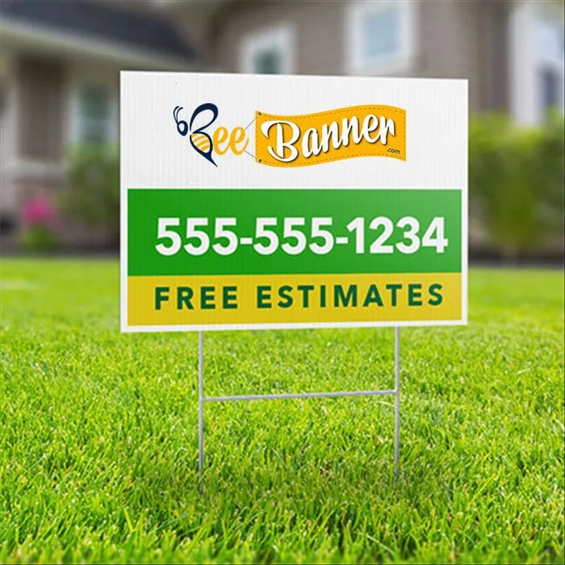 Alternative view of Yard / Lawn Sign