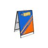 Metal A-Frame Signs include Coroplast