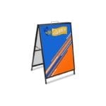 Metal A-Frame Signs include Coroplast