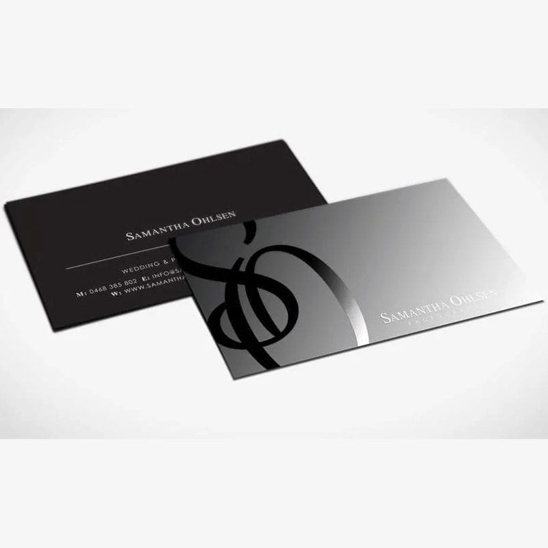 "Business Cards 16pt. UV Spot Soft Touch Matte Lamination - Create Unforgettable Impressions - Business Card Image"