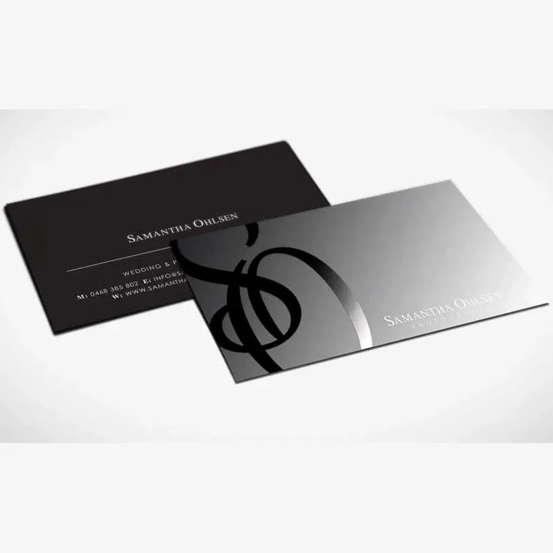 "Business Cards 16pt. UV Spot Soft Touch Matte Lamination - Create Unforgettable Impressions - Business Card Image"