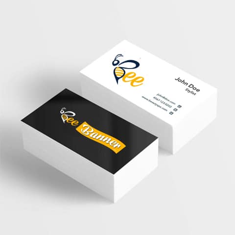 : "Business Cards 19pt. Soft Touch Lamination - Luxury Feel in Your Hands - Business Card Image"