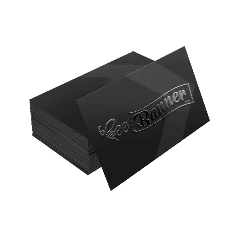 "Business Cards 16pt. UV Spot Soft Touch Matte Lamination - Create Unforgettable Impressions - Business Card Image"