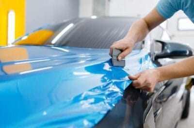 high-quality materials and installation of vehicle wrap