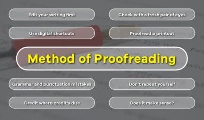 failure to proofread and test