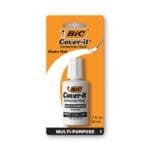 Nip Bic Cover it White Out Correction Fluid 0.7oz