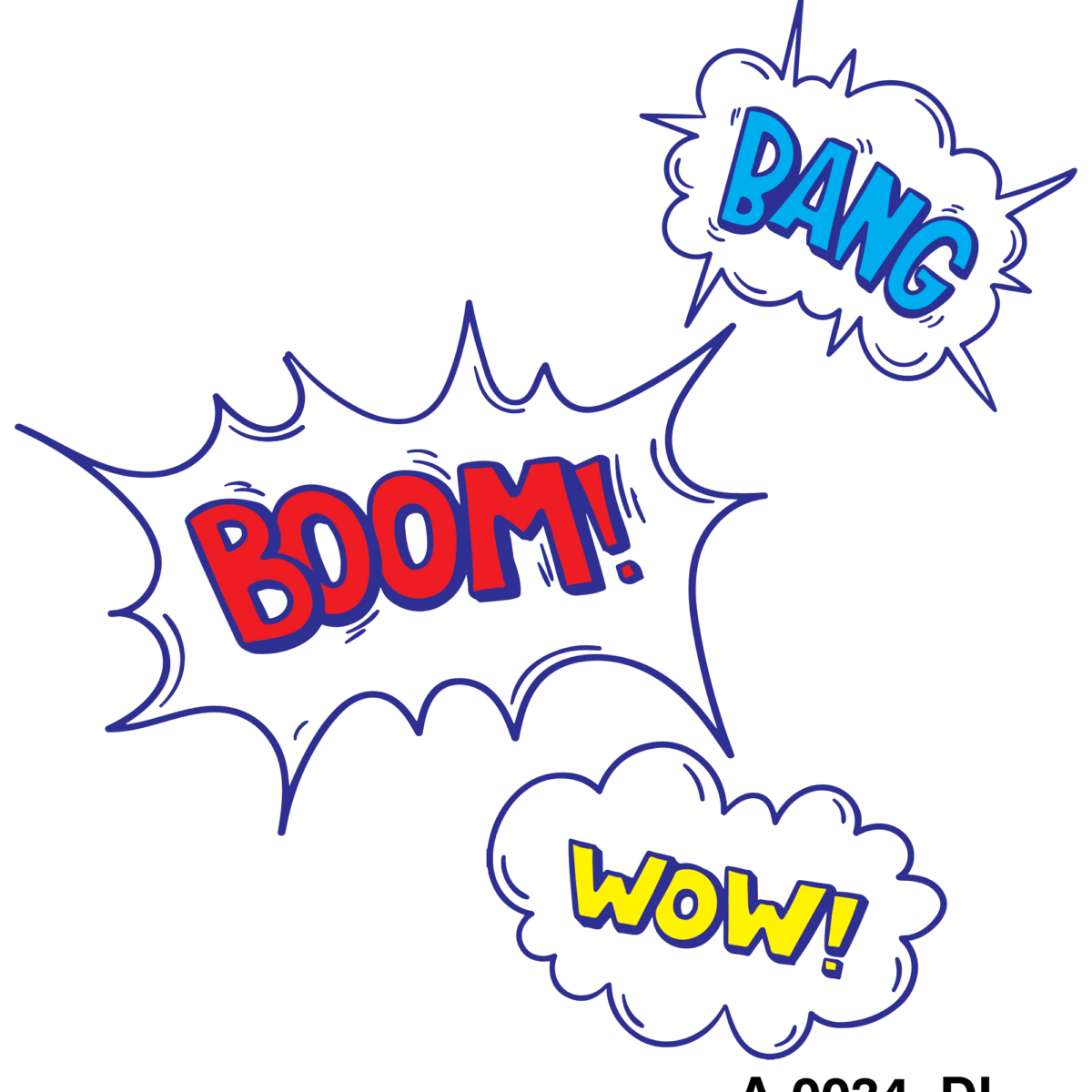 "Bang Boom! Wow! T-Shirt - Express with Explosive Style - Product Image"