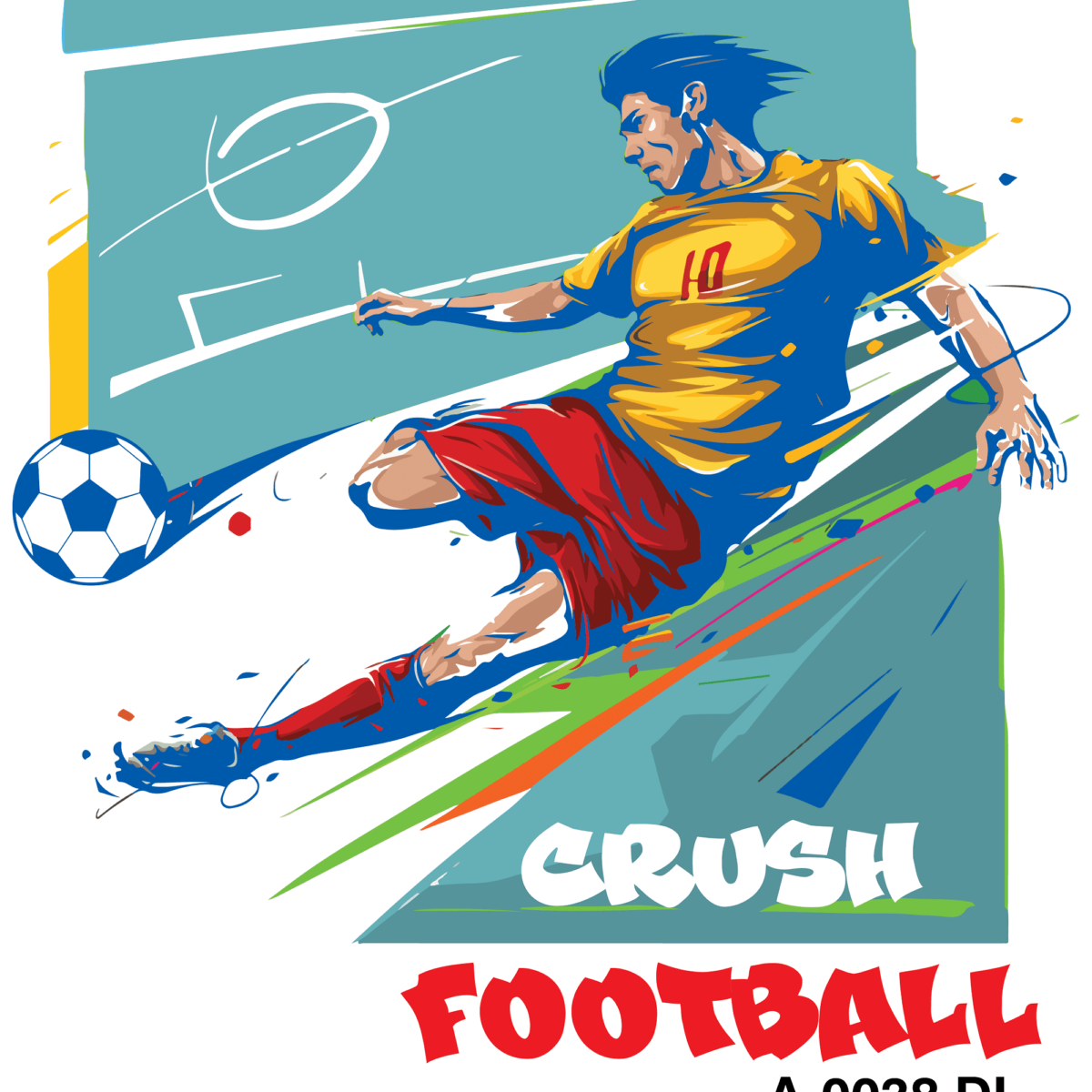 Football Crush T-Shirt Design