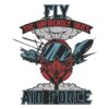 "Air Force T-Shirt Design - Proud Military Apparel - Product Image"