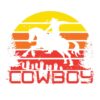 "Cowboy T-Shirt Design - Embrace the Wild West - Product Image"