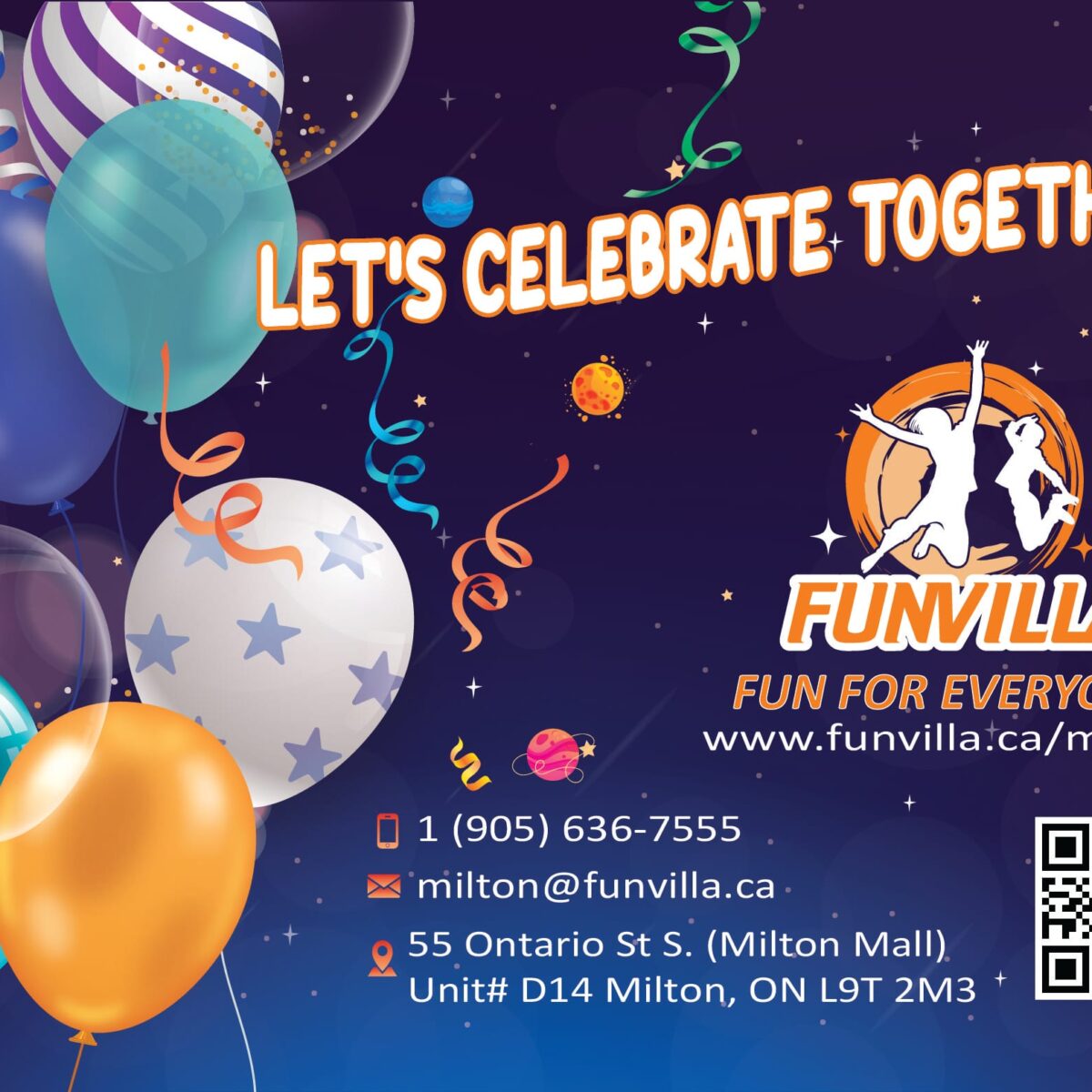 Alternative view of Funvilla Greeting Card
