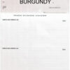 Blank Cheques Computerized Burgundy Box, bee banner