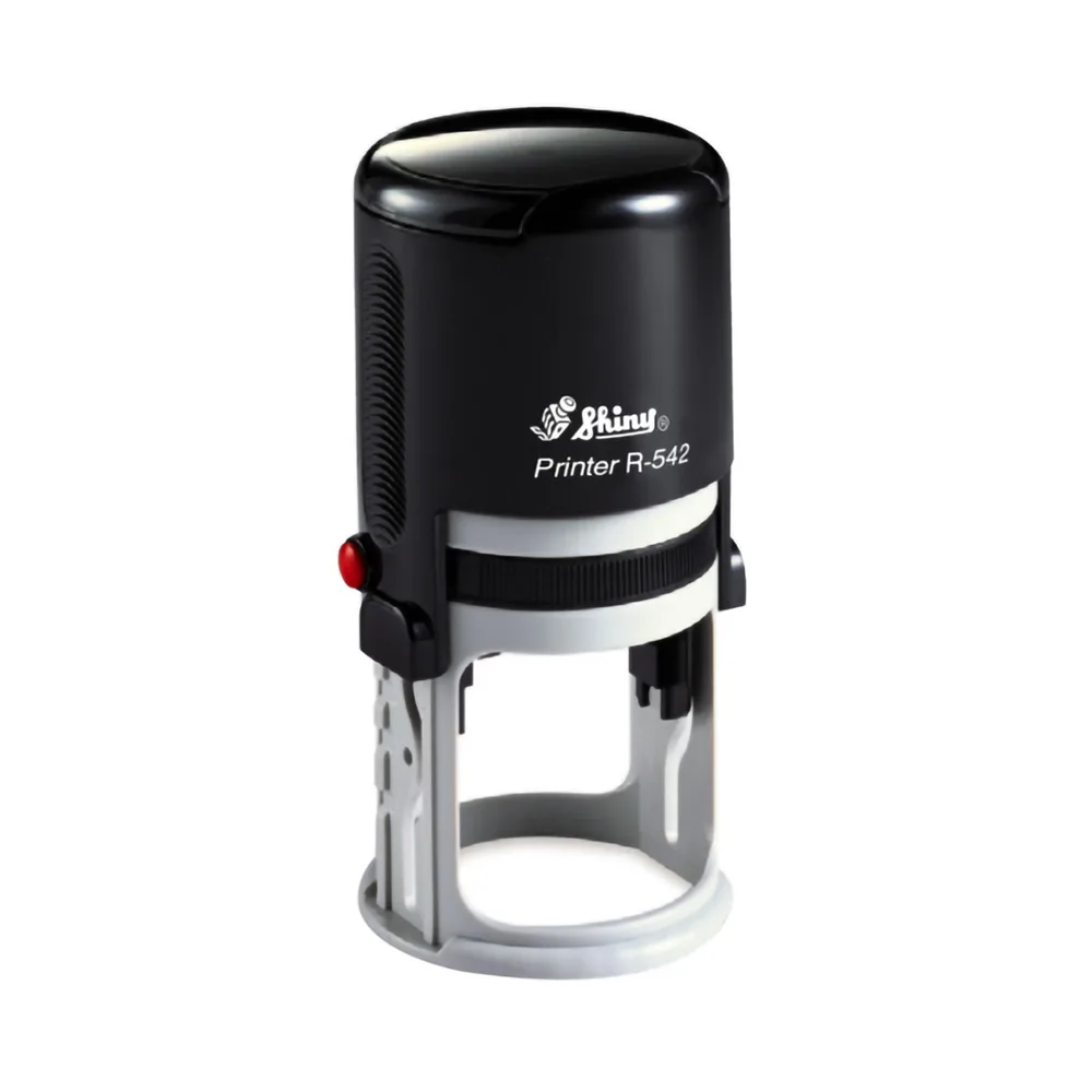 Shiny R-542 Self-Inking Stamp-1-5/8 in Dia.