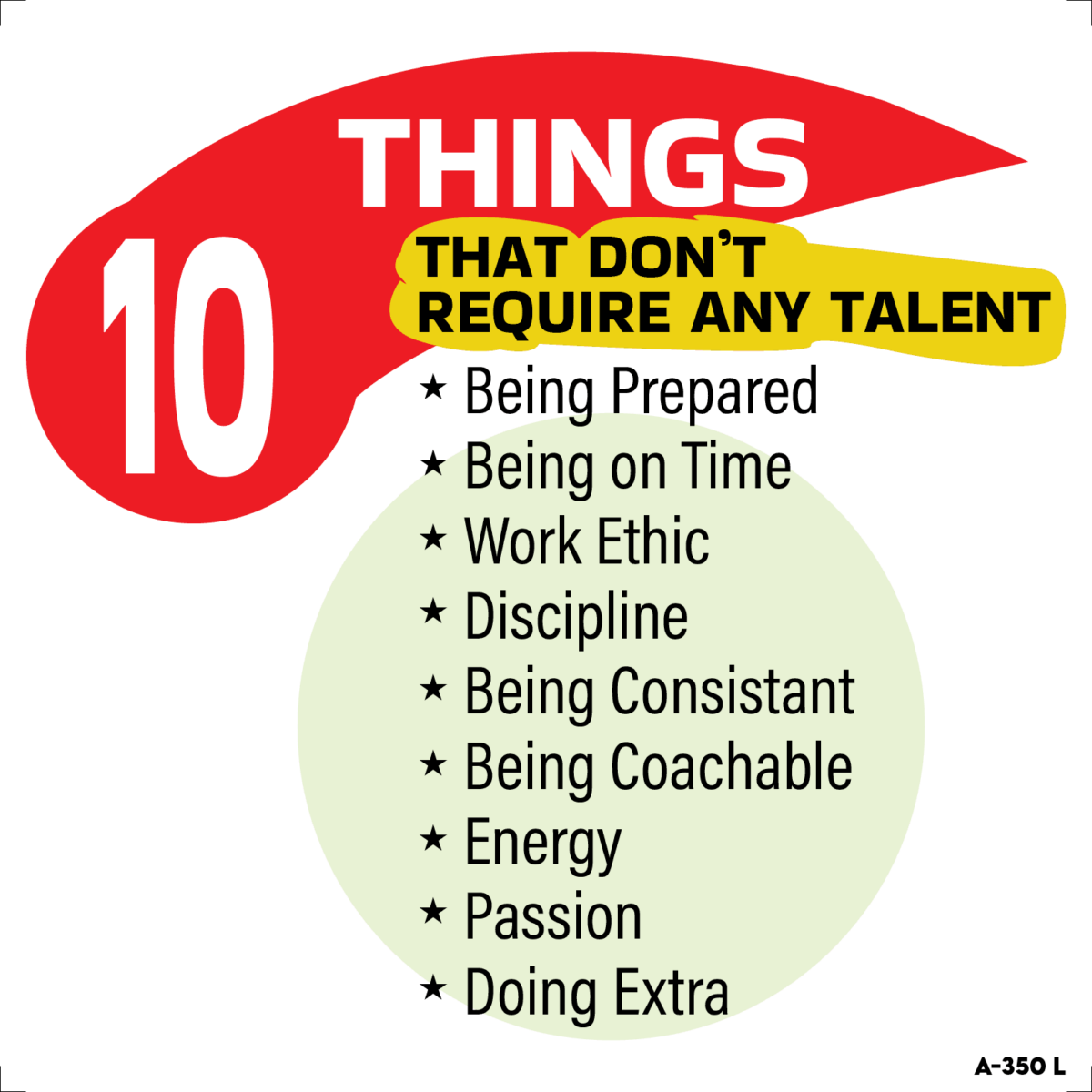 things that don't require any talent