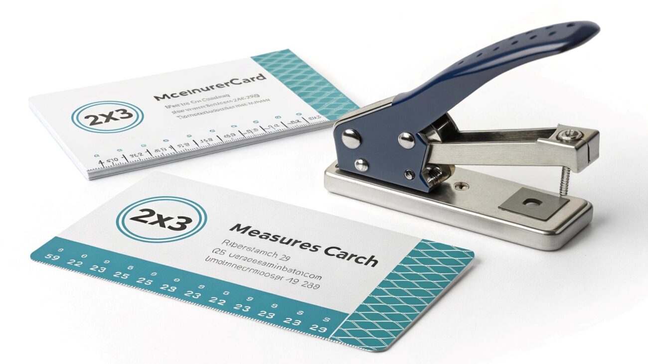 business card 2x3.5 punch tool