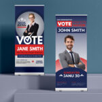 Election  Roll Up / Pull Up Banners