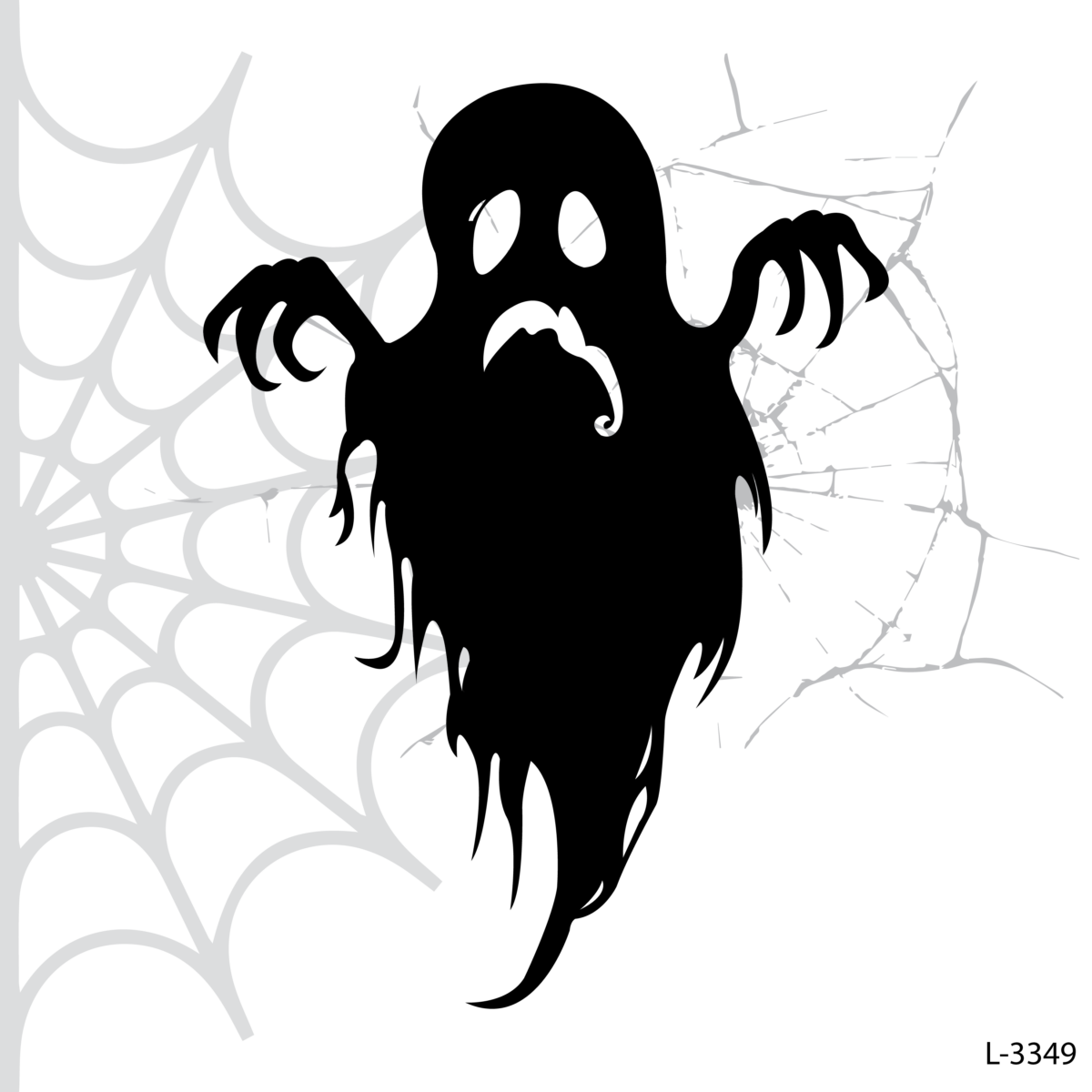 Black Ghost Halloween .