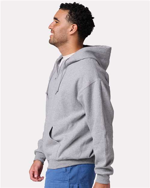 Alternative view of Unisex Rugged Full-Zip Hooded Sweatshirt - Z12MR
