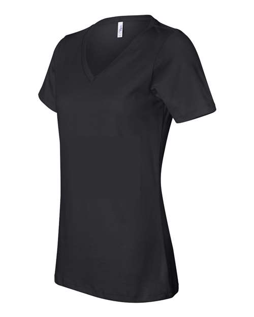 Alternative view of Women’s Relaxed Jersey V-Neck Tee - 6405