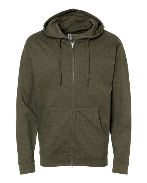 Unisex Midweight Full-Zip Hooded Sweatshirt - SS4500Z
