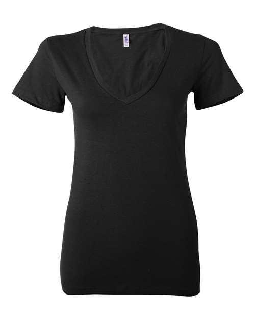 Women’s Jersey Deep V-Neck Tee - 6035