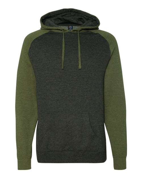 Unisex Raglan Hooded Sweatshirt - IND40RP