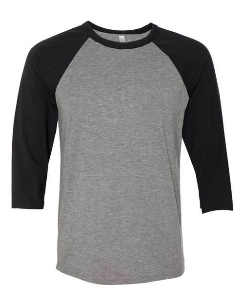 Unisex Three-Quarter Sleeve Baseball Tee - 3200