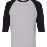 Unisex Heavy Cotton™ Raglan Three-Quarter Sleeve T-Shirt - 5700