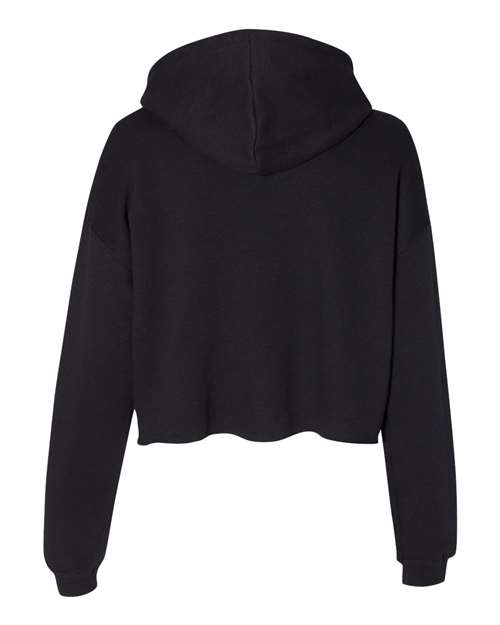 Alternative view of Women's Crop Fleece Hoodie Sweatshirt - 7502