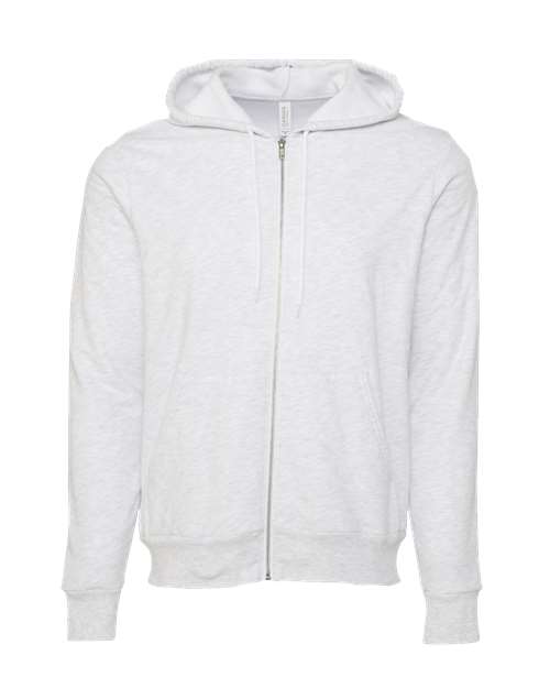 Unisex Sponge Fleece Full-Zip Hoodie Sweatshirt - 3739