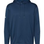Men's Textured Mixed Media Midweight Hooded Sweatshirt - A530