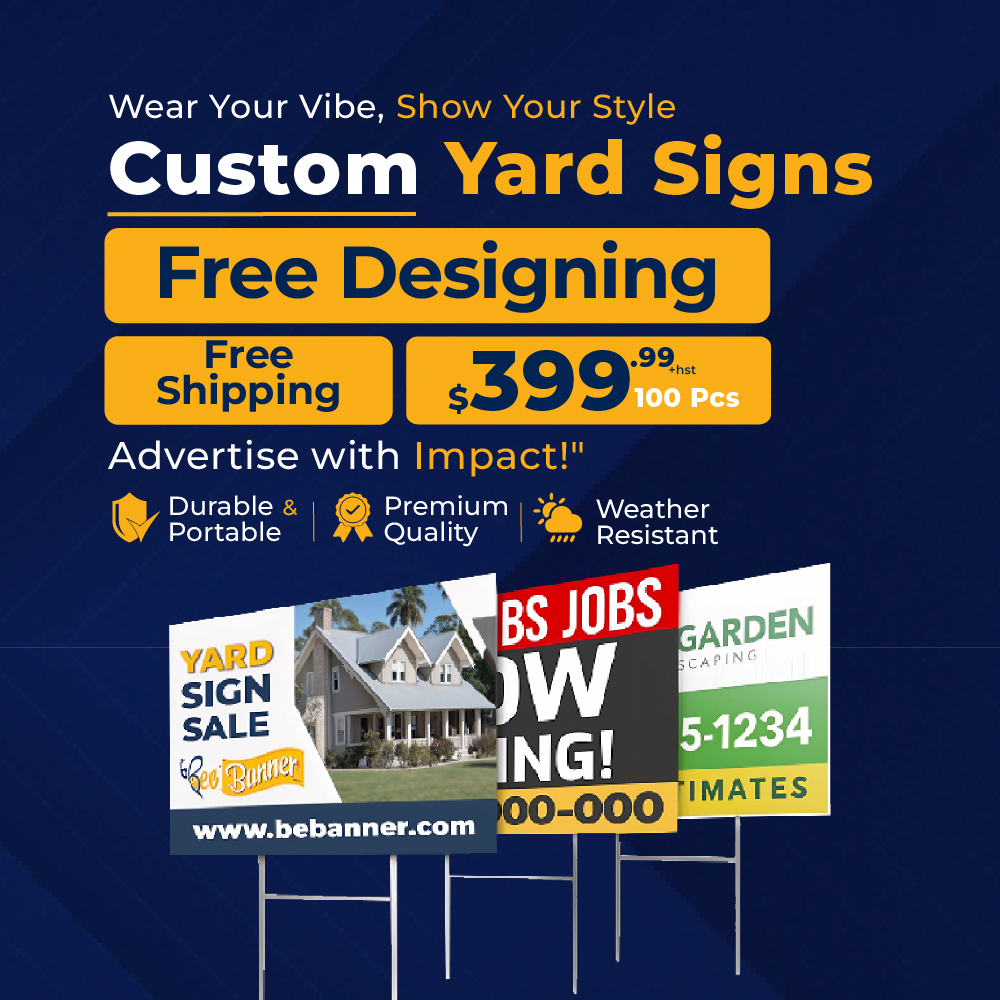 Homepage 14 banner lawn sign