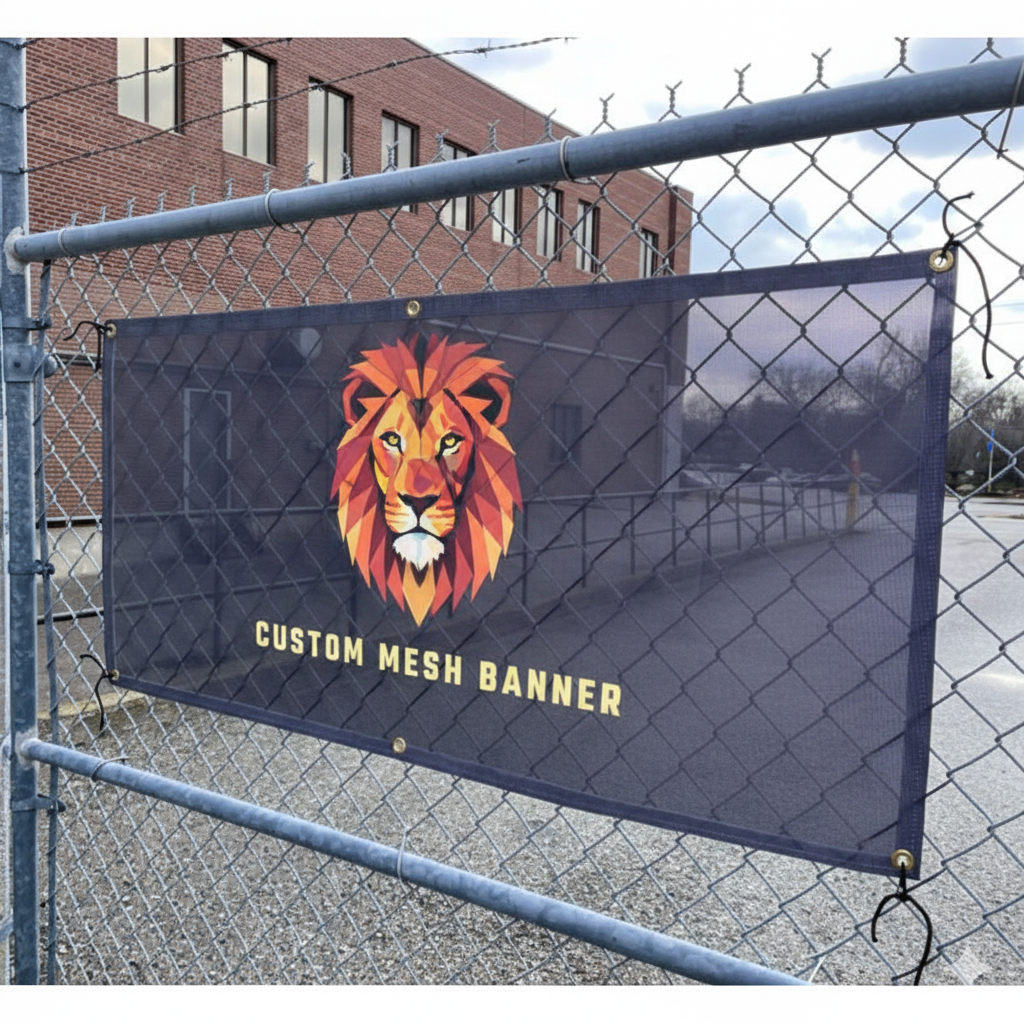 8oz Mesh Vinyl Banner