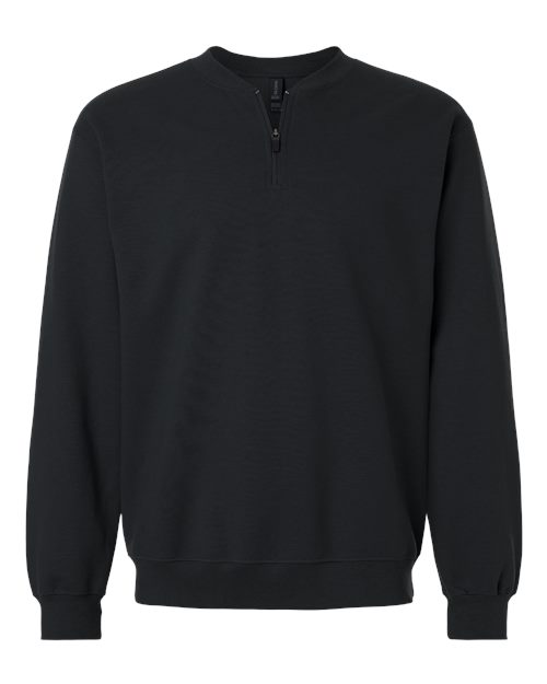 Alternative view of Unisex Softstyle® Midweight 1/4 Zip Sweatshirt - SF008