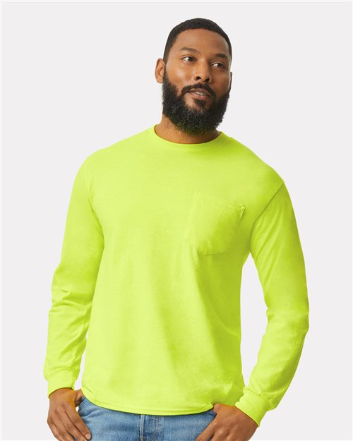 Unisex Ultra Cotton® Long Sleeve Pocket T-Shirt - 2410