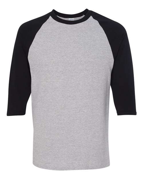 Alternative view of Unisex Heavy Cotton™ Raglan Three-Quarter Sleeve T-Shirt - 5700