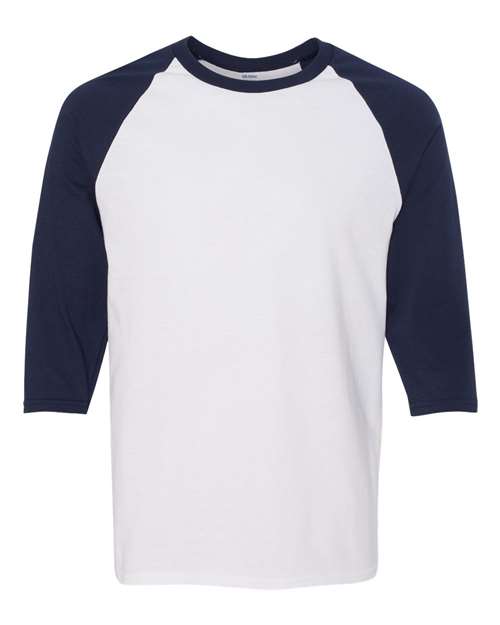 Alternative view of Unisex Heavy Cotton™ Raglan Three-Quarter Sleeve T-Shirt - 5700