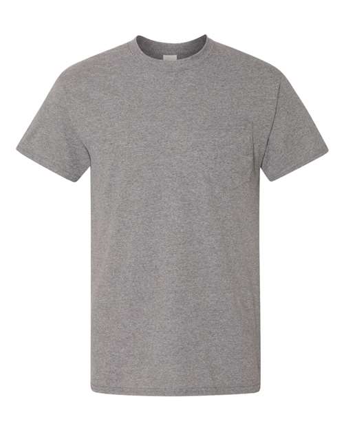 Alternative view of Unisex DryBlend® Pocket T-Shirt - 8300
