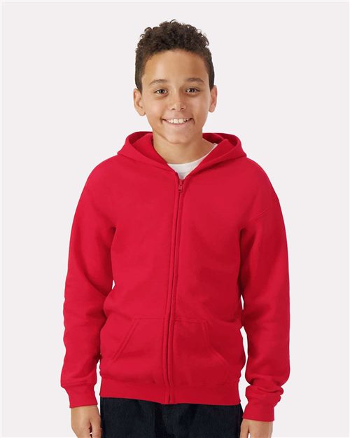 Youth Heavy Blend™ Full-Zip Hooded Sweatshirt - 18600B