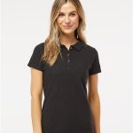 Women's Ringspun Pique Polo - 7600