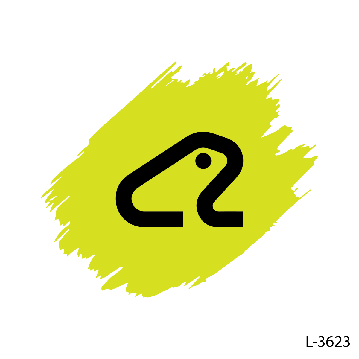 Stylized animal head.